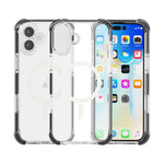Capa de telemóvel acrílica Magsafe magnética e anti-impactos, para iPhone 16 Pro Max, para iPhone 16 Pro, para iPhone 16 Plus, para iPhone 16, para iPhone 15 Pro Max