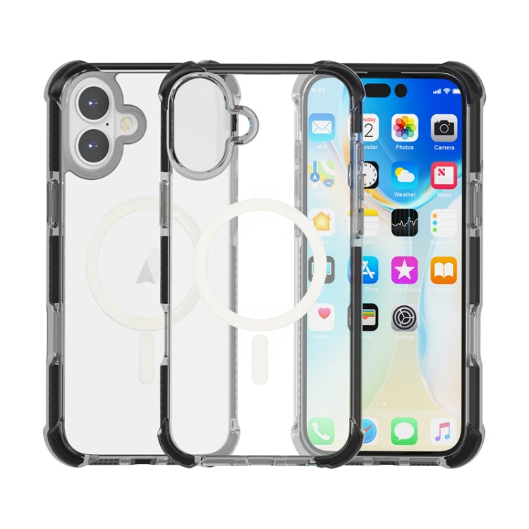 Capa de telemóvel acrílica Magsafe magnética e anti-impactos, para iPhone 16 Pro Max, para iPhone 16 Pro, para iPhone 16 Plus, para iPhone 16, para iPhone 15 Pro Max