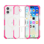 Capa de telemóvel acrílica Magsafe magnética e anti-impactos, para iPhone 16 Pro Max, para iPhone 16 Pro, para iPhone 16 Plus, para iPhone 16, para iPhone 15 Pro Max