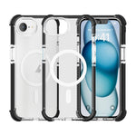 Capa de telemóvel acrílica Magsafe magnética e anti-impactos, para iPhone 17e / 16e, para iPhone 17 Pro Max, para iPhone 17 Pro, para iPhone 17, para iPhone Air