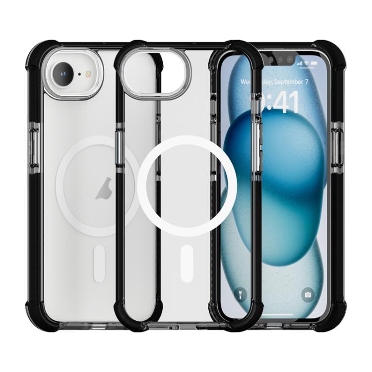 Capa de telemóvel acrílica Magsafe magnética e anti-impactos, para iPhone 17e / 16e, para iPhone 17 Pro Max, para iPhone 17 Pro, para iPhone 17, para iPhone Air