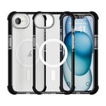 Capa de telemóvel acrílica Magsafe magnética e anti-impactos, para iPhone 17e / 16e, para iPhone 17 Pro Max, para iPhone 17 Pro, para iPhone 17, para iPhone Air