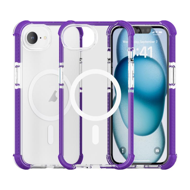 Capa de telemóvel acrílica Magsafe magnética e anti-impactos, para iPhone 17e / 16e, para iPhone 17 Pro Max, para iPhone 17 Pro, para iPhone 17, para iPhone Air