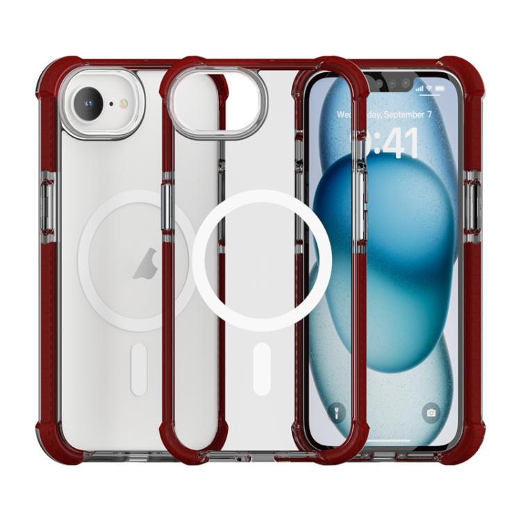 Capa de telemóvel acrílica Magsafe magnética e anti-impactos, para iPhone 17e / 16e, para iPhone 17 Pro Max, para iPhone 17 Pro, para iPhone 17, para iPhone Air
