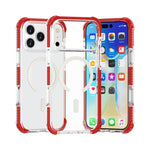 Capa de telemóvel acrílica Magsafe magnética e anti-impactos, para iPhone 17e / 16e, para iPhone 17 Pro Max, para iPhone 17 Pro, para iPhone 17, para iPhone Air