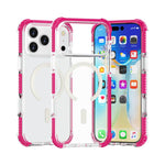 Capa de telemóvel acrílica Magsafe magnética e anti-impactos, para iPhone 17e / 16e, para iPhone 17 Pro Max, para iPhone 17 Pro, para iPhone 17, para iPhone Air