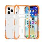 Capa de telemóvel acrílica Magsafe magnética e anti-impactos, para iPhone 17e / 16e, para iPhone 17 Pro Max, para iPhone 17 Pro, para iPhone 17, para iPhone Air