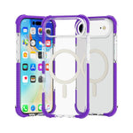 Capa de telemóvel acrílica Magsafe magnética e anti-impactos, para iPhone 17e / 16e, para iPhone 17 Pro Max, para iPhone 17 Pro, para iPhone 17, para iPhone Air