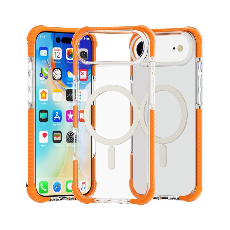 Capa de telemóvel acrílica Magsafe magnética e anti-impactos, para iPhone 17e / 16e, para iPhone 17 Pro Max, para iPhone 17 Pro, para iPhone 17, para iPhone Air