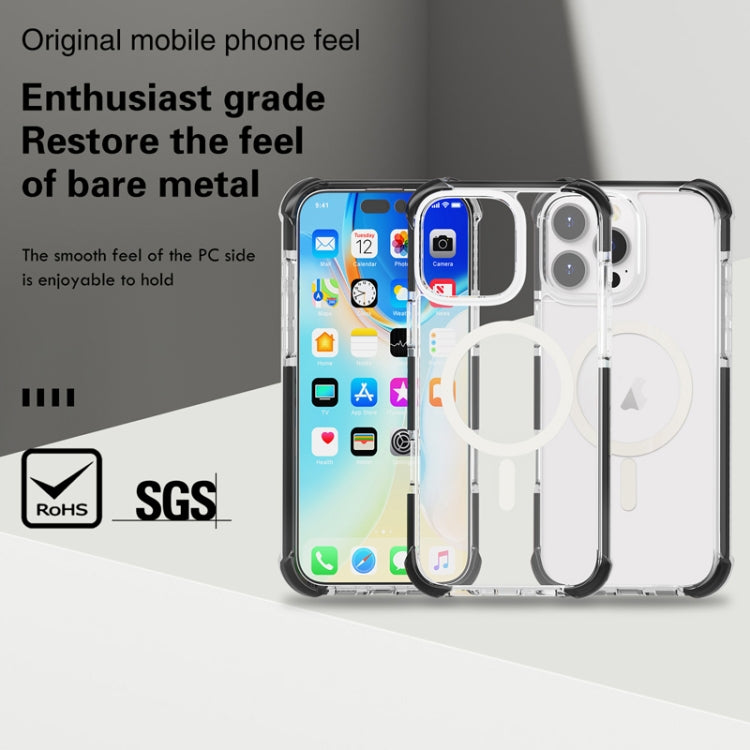 Capa de telemóvel acrílica Magsafe magnética e anti-impactos, para iPhone 17e / 16e, para iPhone 17 Pro Max, para iPhone 17 Pro, para iPhone 17, para iPhone Air