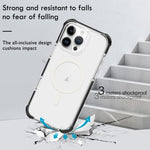 Capa de telemóvel acrílica Magsafe magnética e anti-impactos, para iPhone 17e / 16e, para iPhone 17 Pro Max, para iPhone 17 Pro, para iPhone 17, para iPhone Air