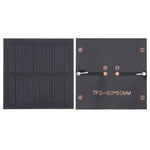 Módulo de Painel Solar de Bateria de Energia Solar DIY, 5V 0.3W 60mAh 60 x 60mm, 6V 0.2W 60mAh 70 x 25mm, 5V 0.25W 50mAh 80 x 30mm, 5V 0.3W 140mAh 84.5 x 84.5mm, 5V 1.3W 250mAh 84 x 175mm, 5V 3W 600mAh 190 x 110mm, 6V 3W 500mAh 169.5 x 116mm