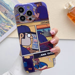 Painted Pattern Precise Hole PC Phone Case, For iPhone 14 Pro