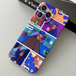 Painted Pattern Precise Hole PC Phone Case, For iPhone 14 Pro