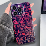 Painted Pattern Precise Hole PC Phone Case, For iPhone 14 Pro