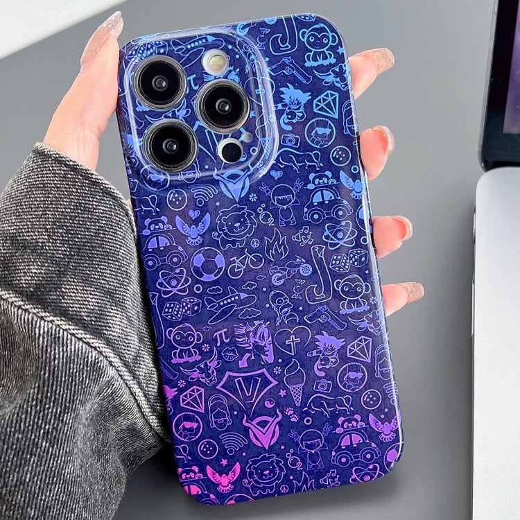 Painted Pattern Precise Hole PC Phone Case, For iPhone 13 Pro Max