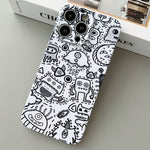 Painted Pattern Precise Hole PC Phone Case, For iPhone 13 Pro Max