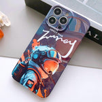 Painted Pattern Precise Hole PC Phone Case, For iPhone 13 Pro Max