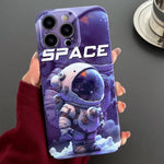 Painted Pattern Precise Hole PC Phone Case, For iPhone 13 Pro