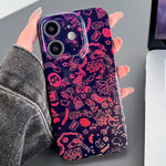 Painted Pattern Precise Hole PC Phone Case, For iPhone 11