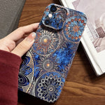Painted Pattern Precise Hole PC Phone Case, For iPhone XS Max