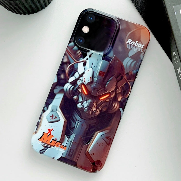 Painted Pattern Precise Hole PC Phone Case, For iPhone XS Max