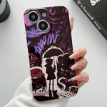 Painted Pattern Precise Hole PC Phone Case, For iPhone 15 Plus