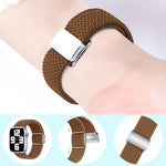 Nylon Loop Magnetic Buckle Watch Band, For Apple Watch Series 6 40mm, For Apple Watch Series 6 44mm