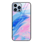 Capa de telemóvel protetora em vidro com padrão de mármore, para iPhone 17 Pro Max, para iPhone 17 Pro, para iPhone 17, para iPhone Air, para iPhone 15 Pro Max, para iPhone 15 Pro