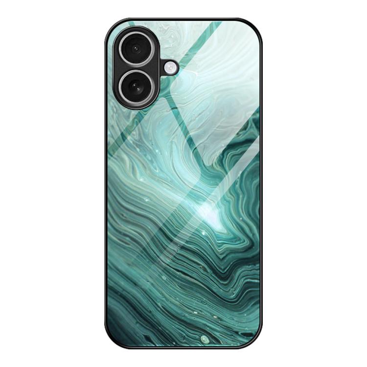 Capa de telemóvel protetora em vidro com padrão de mármore, para iPhone 17 Pro Max, para iPhone 17 Pro, para iPhone 17, para iPhone Air, para iPhone 15 Pro Max, para iPhone 15 Pro