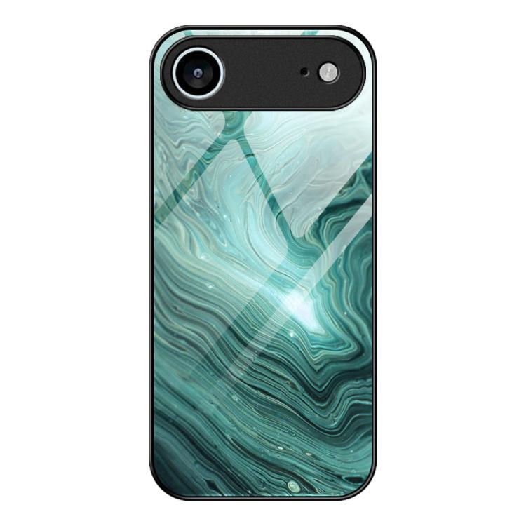 Capa de telemóvel protetora em vidro com padrão de mármore, para iPhone 17 Pro Max, para iPhone 17 Pro, para iPhone 17, para iPhone Air, para iPhone 15 Pro Max, para iPhone 15 Pro