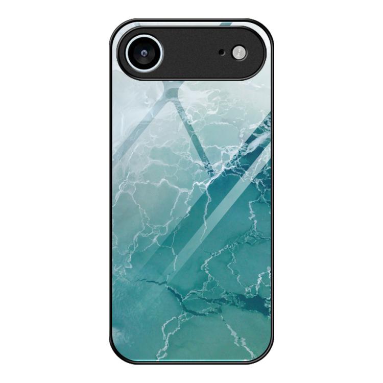 Capa de telemóvel protetora em vidro com padrão de mármore, para iPhone 17 Pro Max, para iPhone 17 Pro, para iPhone 17, para iPhone Air, para iPhone 15 Pro Max, para iPhone 15 Pro