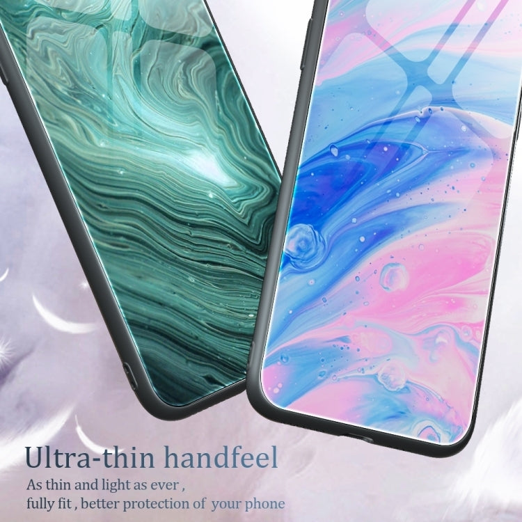 Capa de telemóvel protetora em vidro com padrão de mármore, para iPhone 17 Pro Max, para iPhone 17 Pro, para iPhone 17, para iPhone Air, para iPhone 15 Pro Max, para iPhone 15 Pro
