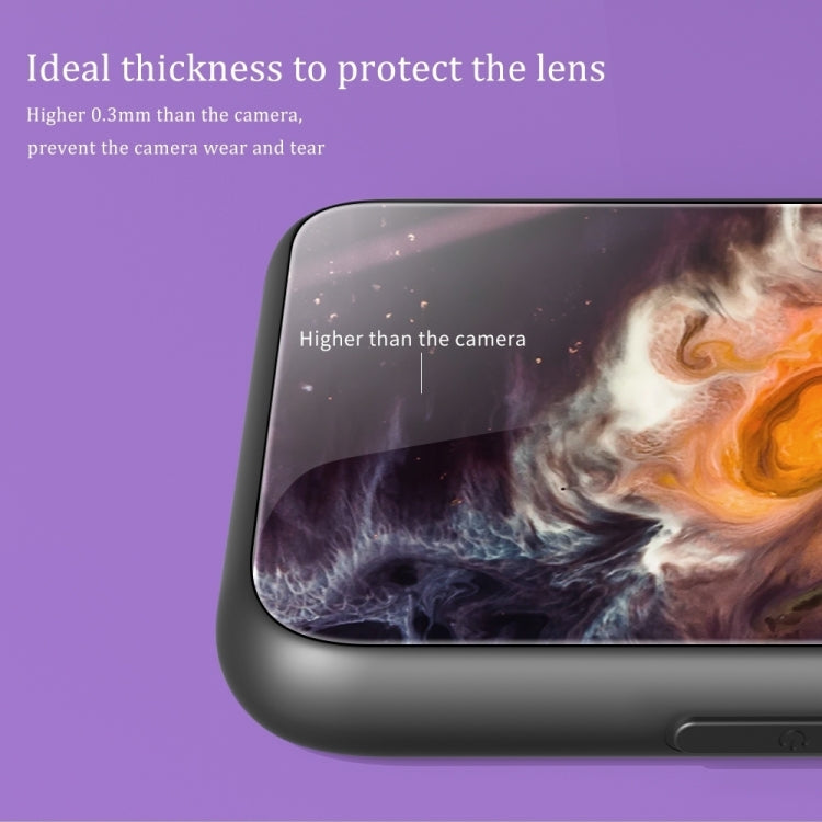 Capa de telemóvel protetora em vidro com padrão de mármore, para iPhone 17 Pro Max, para iPhone 17 Pro, para iPhone 17, para iPhone Air, para iPhone 15 Pro Max, para iPhone 15 Pro
