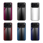 Capa de telemóvel em TPU com vidro texturizado em gradiente, para iPhone 17 Pro Max, para iPhone 17 Pro, para iPhone 17, para iPhone Air, para iPhone 16 Pro Max, para iPhone 16 Pro, para iPhone 16 Plus, para iPhone 16