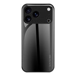 Capa de telemóvel em TPU com vidro texturizado em gradiente, para iPhone 17 Pro Max, para iPhone 17 Pro, para iPhone 17, para iPhone Air, para iPhone 16 Pro Max, para iPhone 16 Pro, para iPhone 16 Plus, para iPhone 16