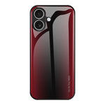 Capa de telemóvel em TPU com vidro texturizado em gradiente, para iPhone 17 Pro Max, para iPhone 17 Pro, para iPhone 17, para iPhone Air, para iPhone 16 Pro Max, para iPhone 16 Pro, para iPhone 16 Plus, para iPhone 16