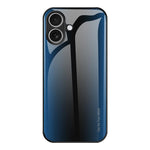 Capa de telemóvel em TPU com vidro texturizado em gradiente, para iPhone 17 Pro Max, para iPhone 17 Pro, para iPhone 17, para iPhone Air, para iPhone 16 Pro Max, para iPhone 16 Pro, para iPhone 16 Plus, para iPhone 16