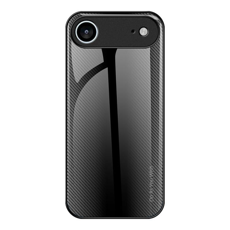 Capa de telemóvel em TPU com vidro texturizado em gradiente, para iPhone 17 Pro Max, para iPhone 17 Pro, para iPhone 17, para iPhone Air, para iPhone 16 Pro Max, para iPhone 16 Pro, para iPhone 16 Plus, para iPhone 16