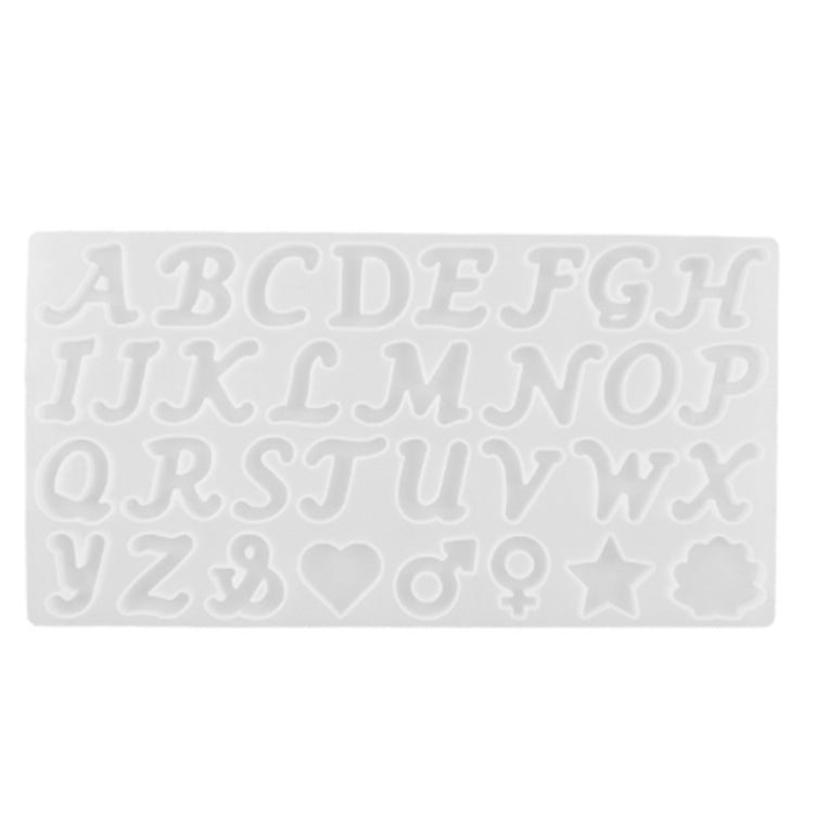 Molde de Espelho de Silicone para Chaveiro de Resina Epóxi Cristal DIY