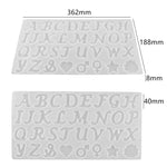 Molde de Espelho de Silicone para Chaveiro de Resina Epóxi Cristal DIY