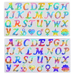 Molde de Espelho de Silicone para Chaveiro de Resina Epóxi Cristal DIY
