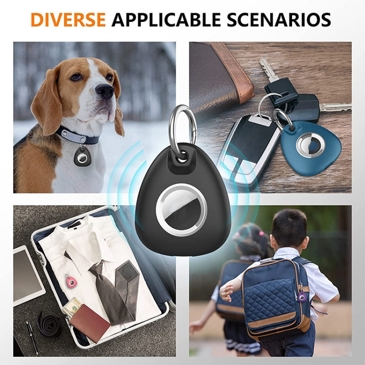 2 Unidades Capa Protetora TPU Impermeável Anti-queda e Anti-perda para AirTag 2ª Geração / AirTag 1ª Geração