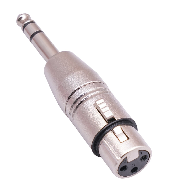 Adaptador LZ1179 6,35mm 1/4 TRS macho para XLR 3 pinos fêmea, LZ1179