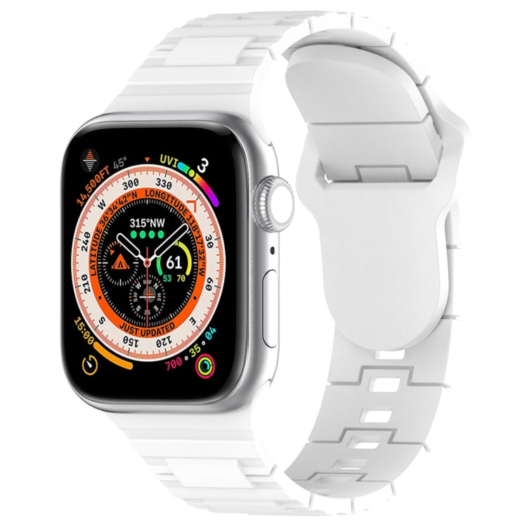 Correia de relógio de silicone estilo armadura com fivela quadrada, para Apple Watch 3 42mm, para Apple Watch 2 42mm, para Apple Watch 2 38mm