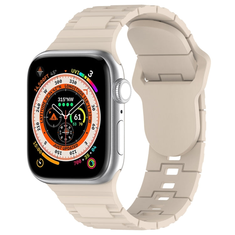 Correia de relógio de silicone estilo armadura com fivela quadrada, para Apple Watch 3 42mm, para Apple Watch 2 42mm, para Apple Watch 2 38mm