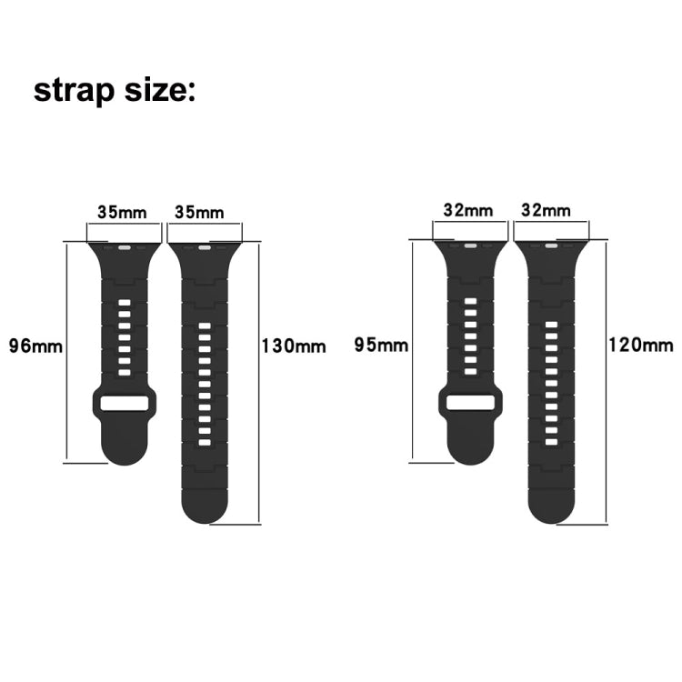 Correia de relógio de silicone estilo armadura com fivela quadrada, para Apple Watch 5 44mm, para Apple Watch 5 40mm, para Apple Watch 4 44mm