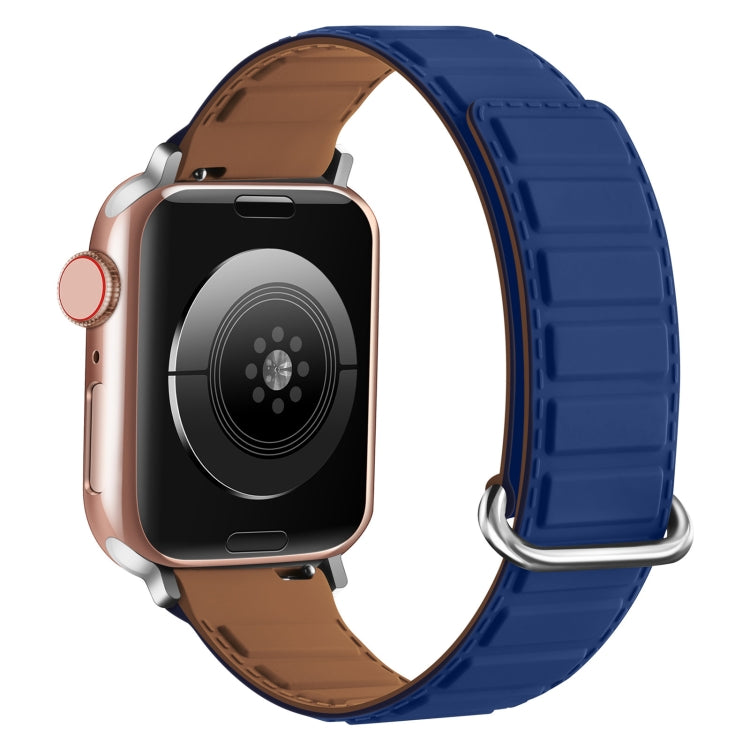 Correia de relógio magnética em silicone com fivela invertida, para Apple Watch Series 9 41mm, para Apple Watch Ultra 49mm, para Apple Watch Series 8 41mm
