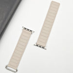 Correia de relógio magnética em silicone com fivela invertida, para Apple Watch Series 8 45mm, para Apple Watch SE 2022 40mm, para Apple Watch SE 2022 44mm
