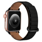 Correia de relógio magnética em silicone com fivela invertida, para Apple Watch Series 7 41mm, para Apple Watch Series 7 45mm, para Apple Watch SE 40mm